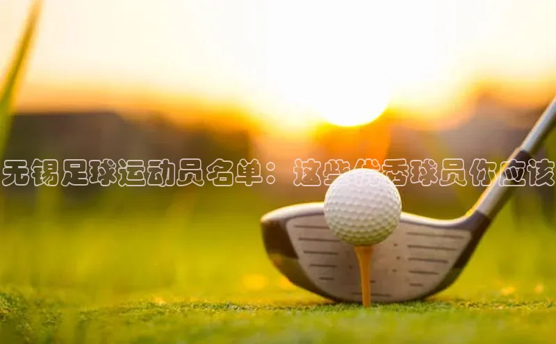 恒行在线官网登录入口姚记科技无锡足球运动员名单：这些优秀球员你应该